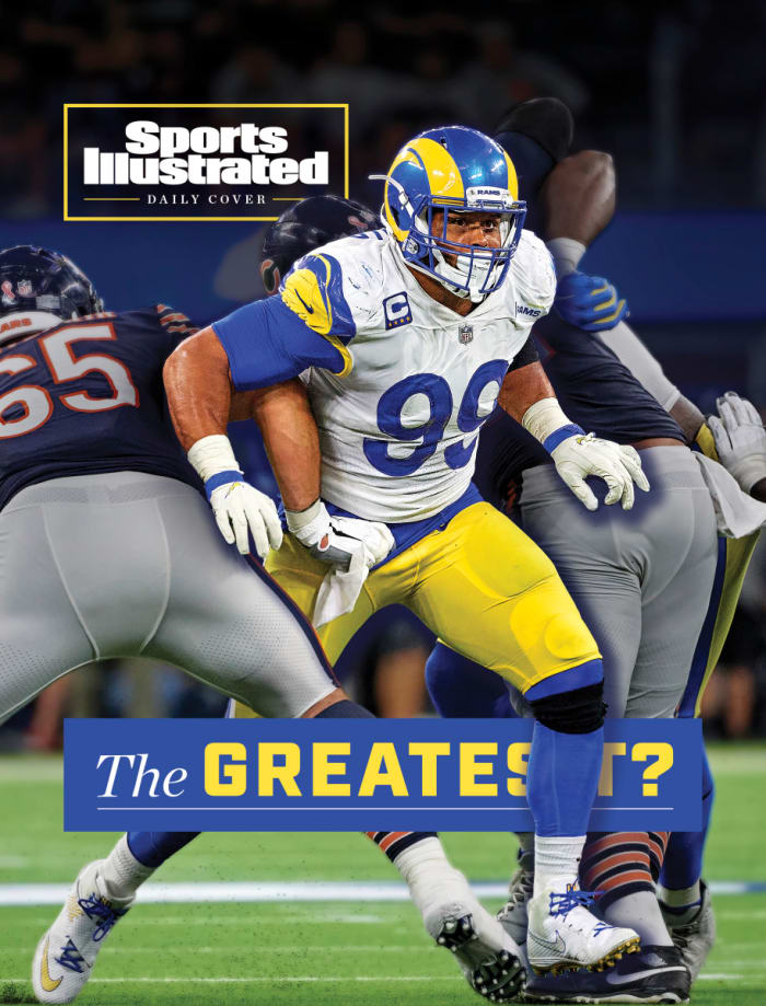 Los Angeles Rams defensive tackle Aaron Donald and why he could be the greatest defensive player in NFL history.